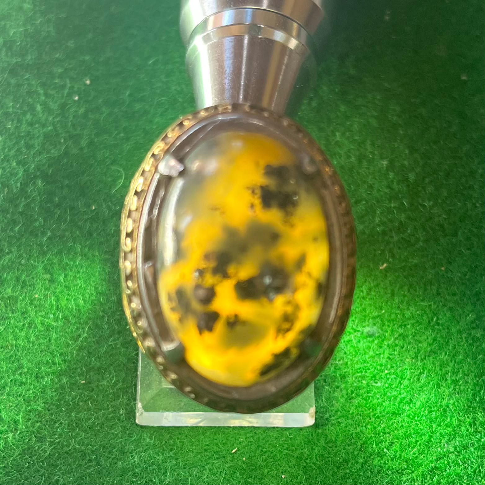 Batu Akik Badar Perak - Pyrite Agate