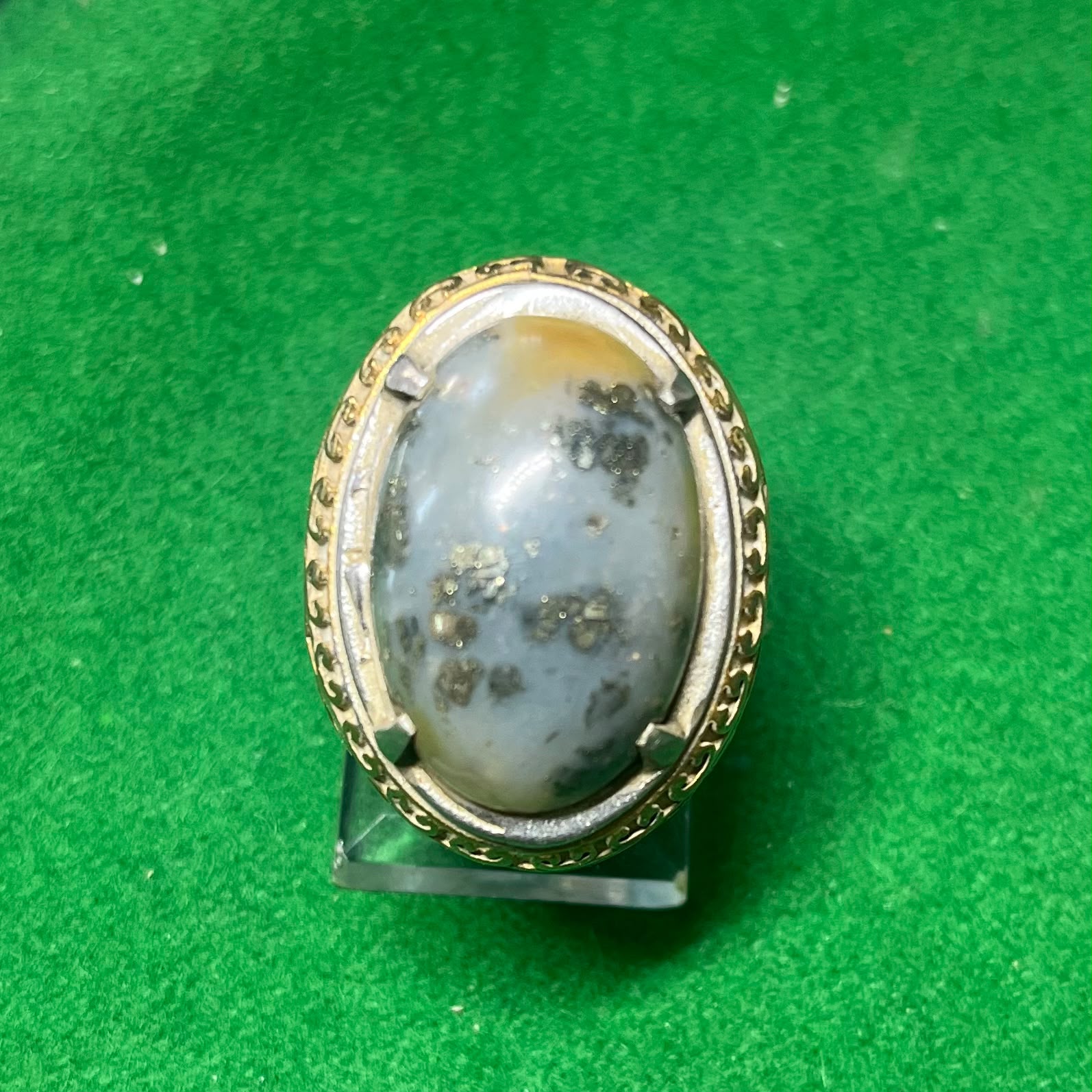 Batu Akik Badar Perak - Pyrite Agate