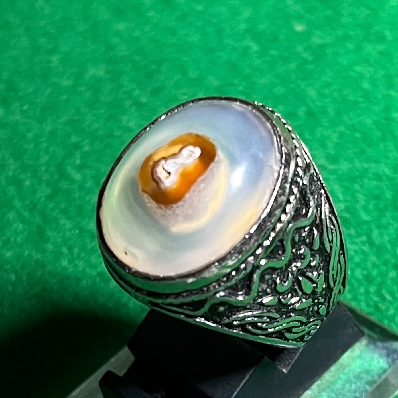 Batu Akik Combong Motif Alami