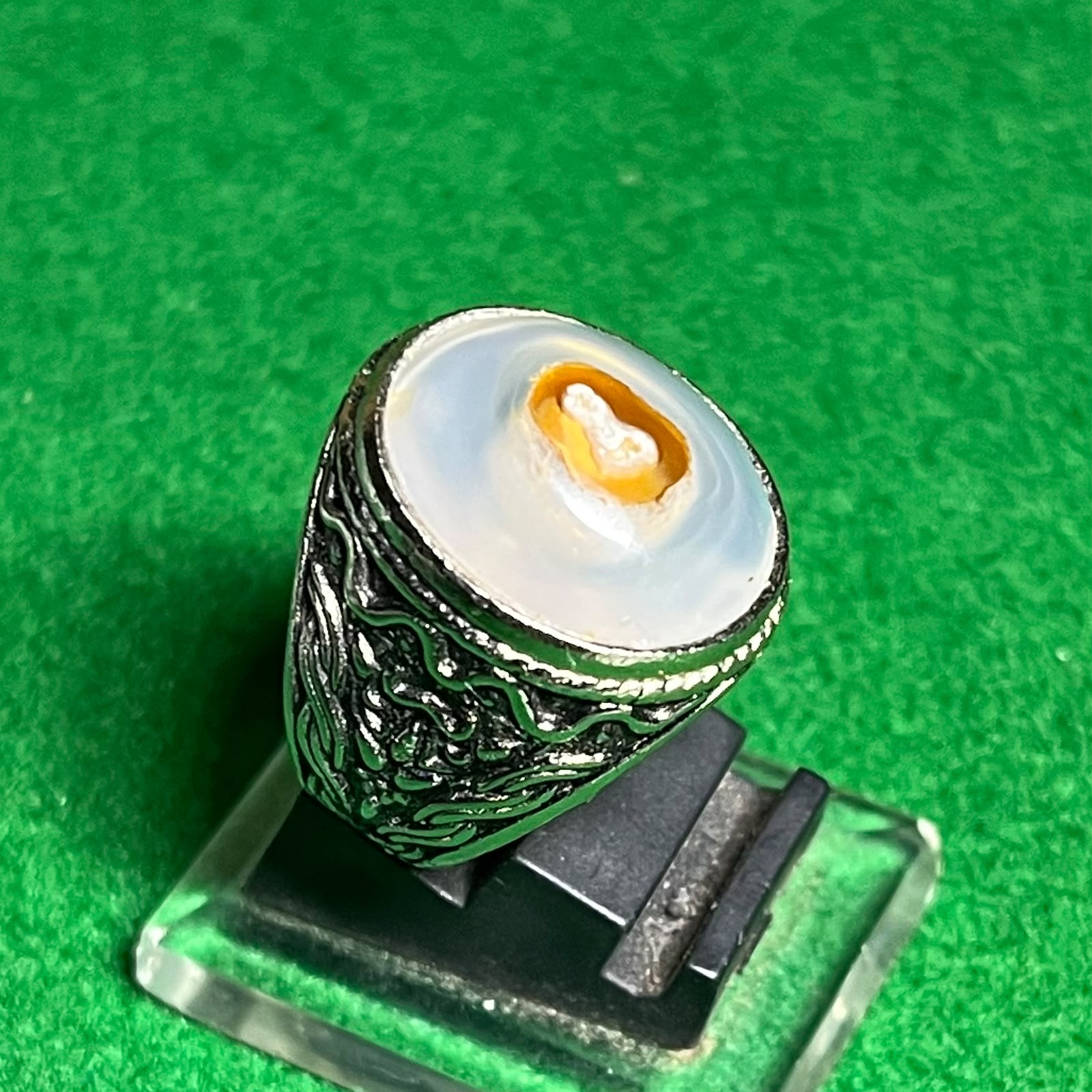 Batu Akik Combong Motif Alami