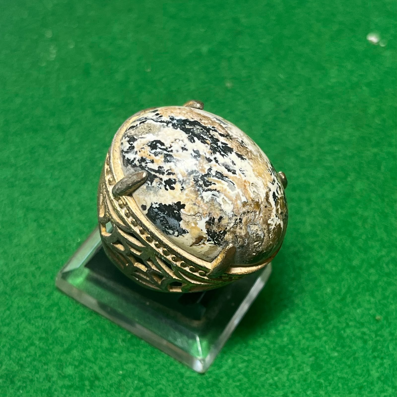Batu Akik Gambar Motif Mozaik Alam Eksotis