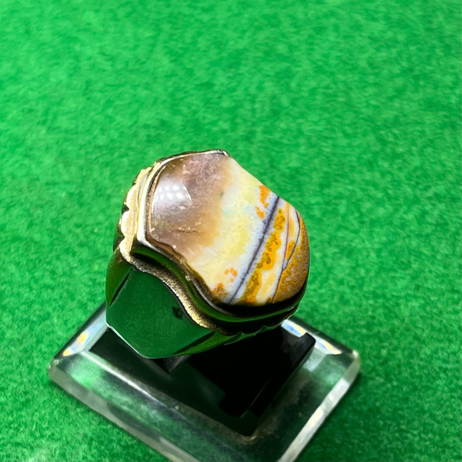 Batu Akik Garut Motif Horizon Senja
