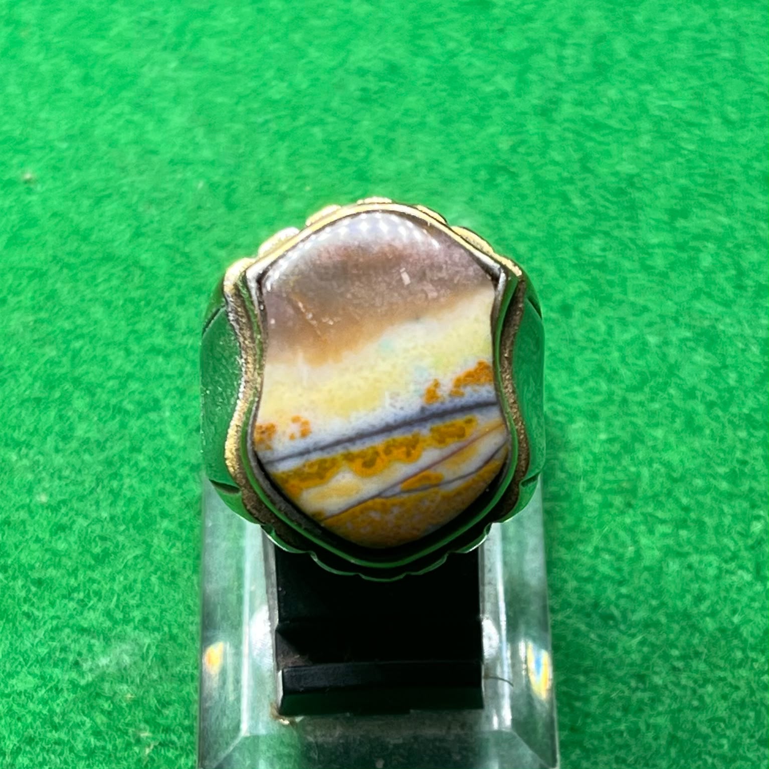 Batu Akik Garut Motif Horizon Senja