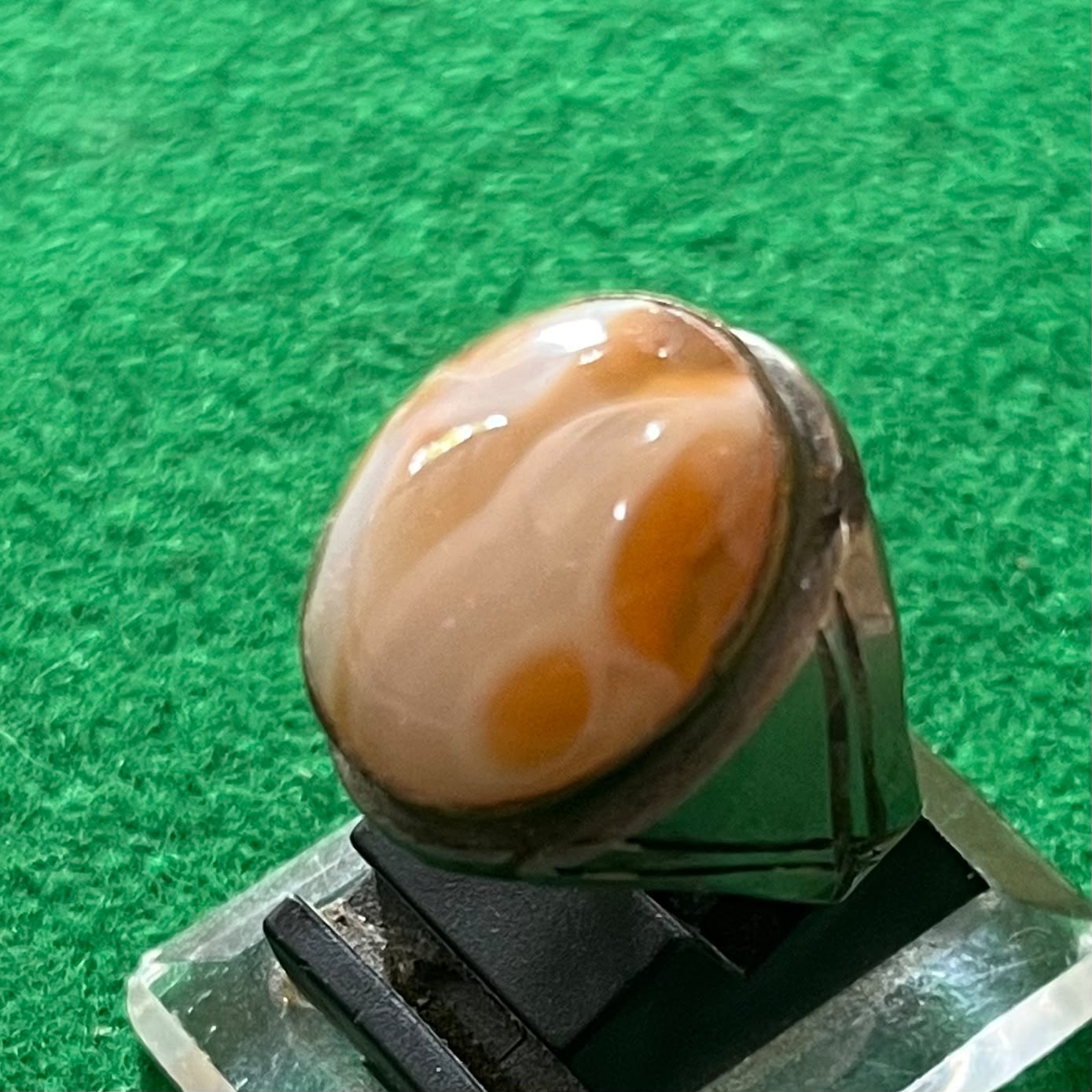 Batu Akik Ginggang Motif Ombak Fatamorgana