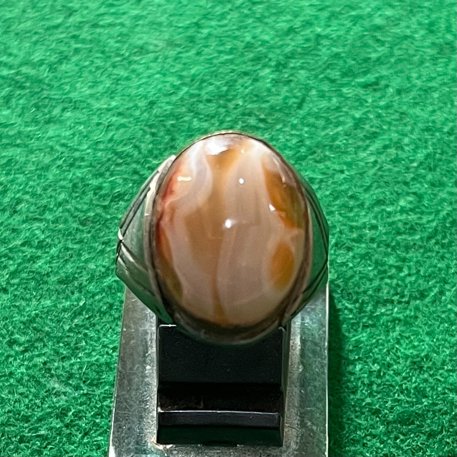Batu Akik Ginggang Motif Ombak Fatamorgana