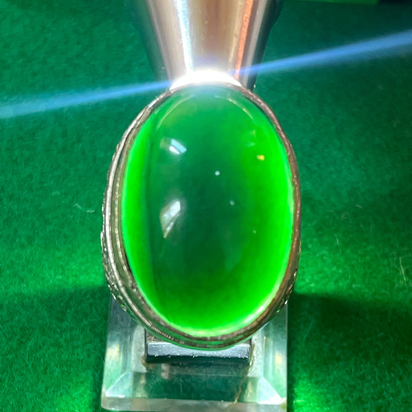 Batu Akik Hijau Botol Garut Gede