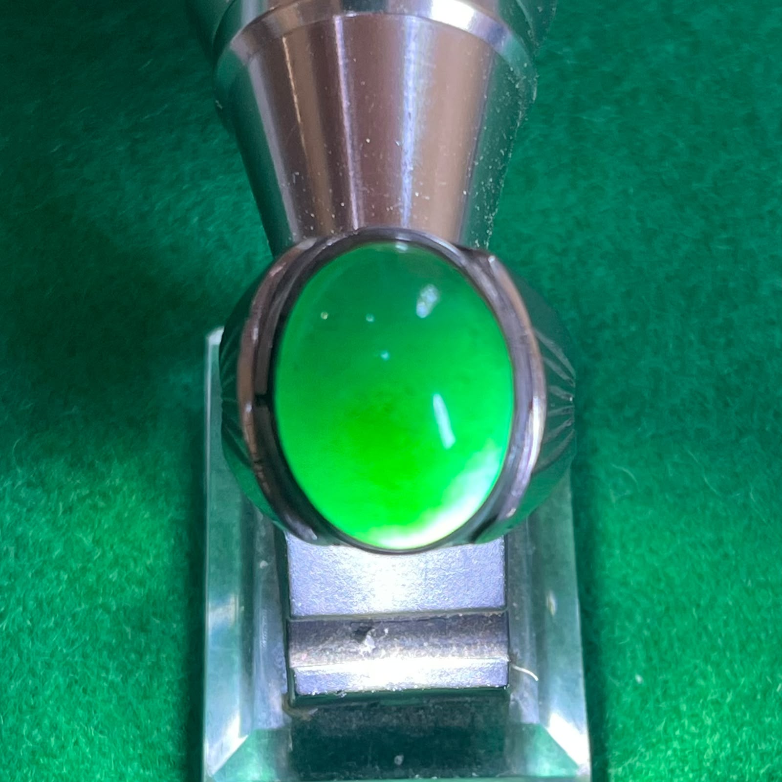 Batu Akik Hijau Botol Garut
