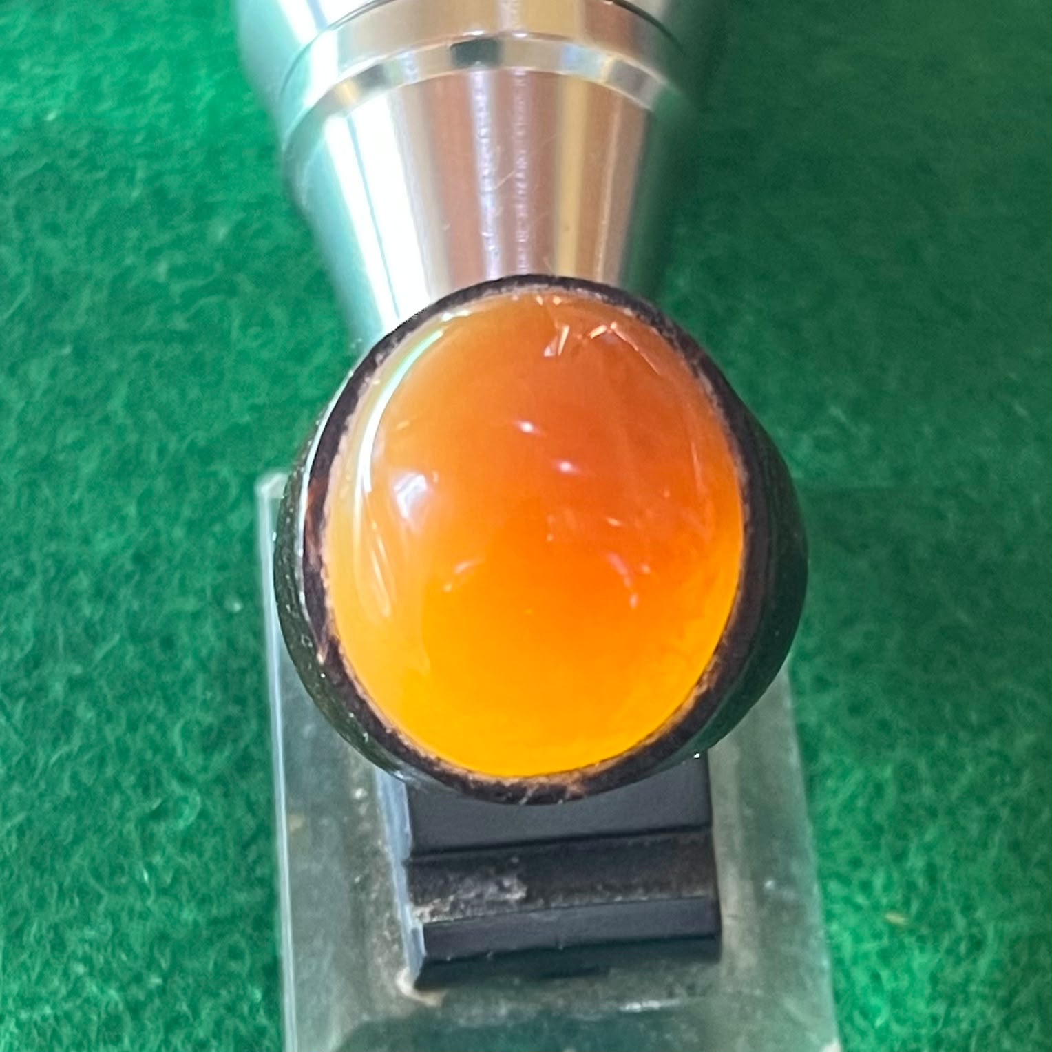 Batu Akik Kembang Johar Kuning Madu
