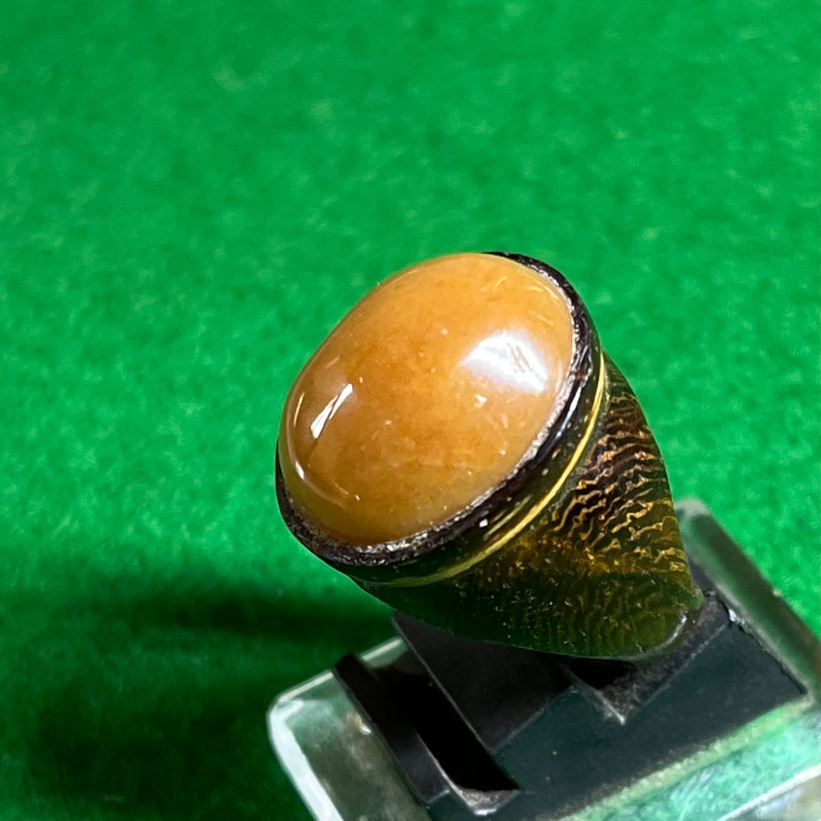 Batu Akik Kembang Johar Kuning Madu