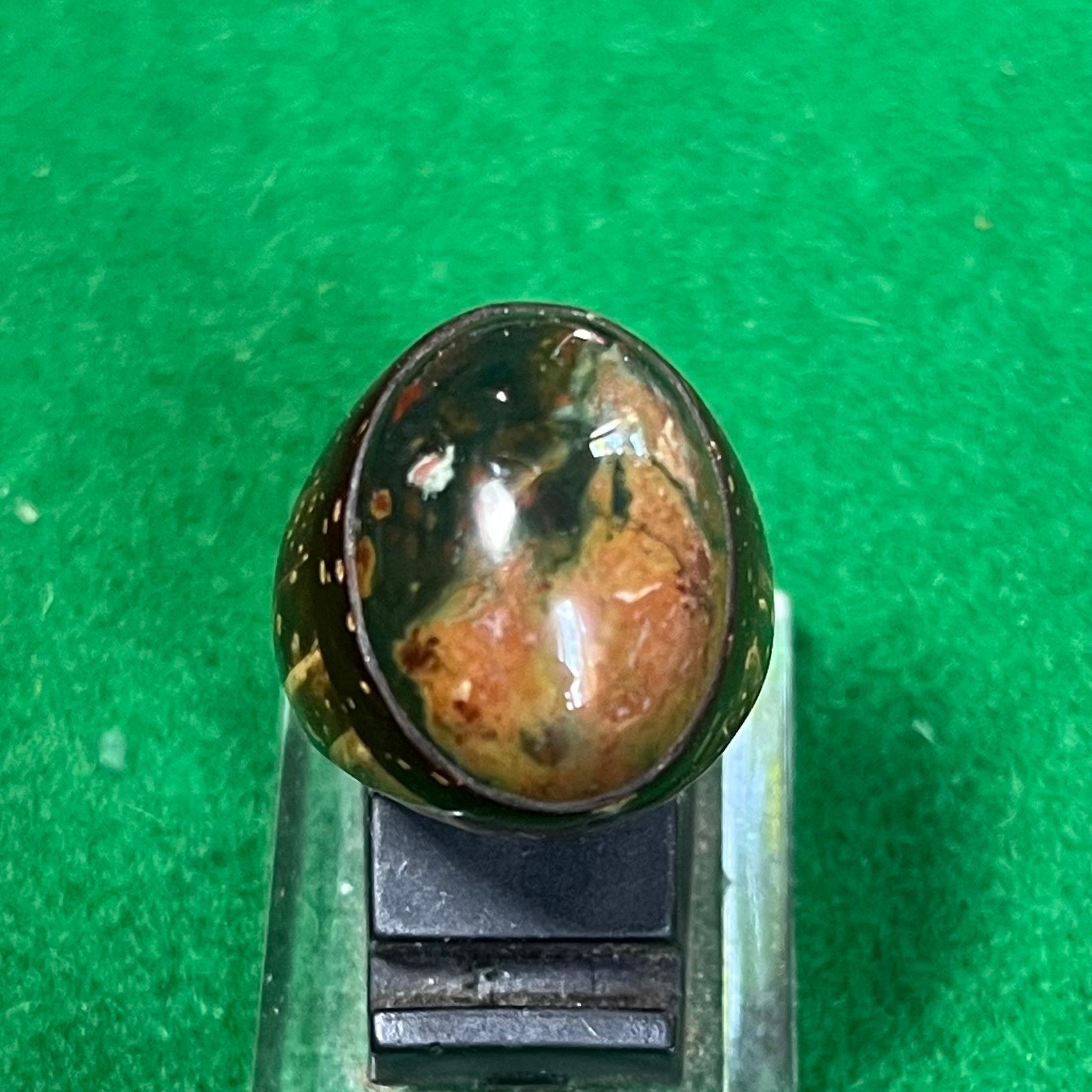 Batu Akik Klawing Ring Batok Kelapa