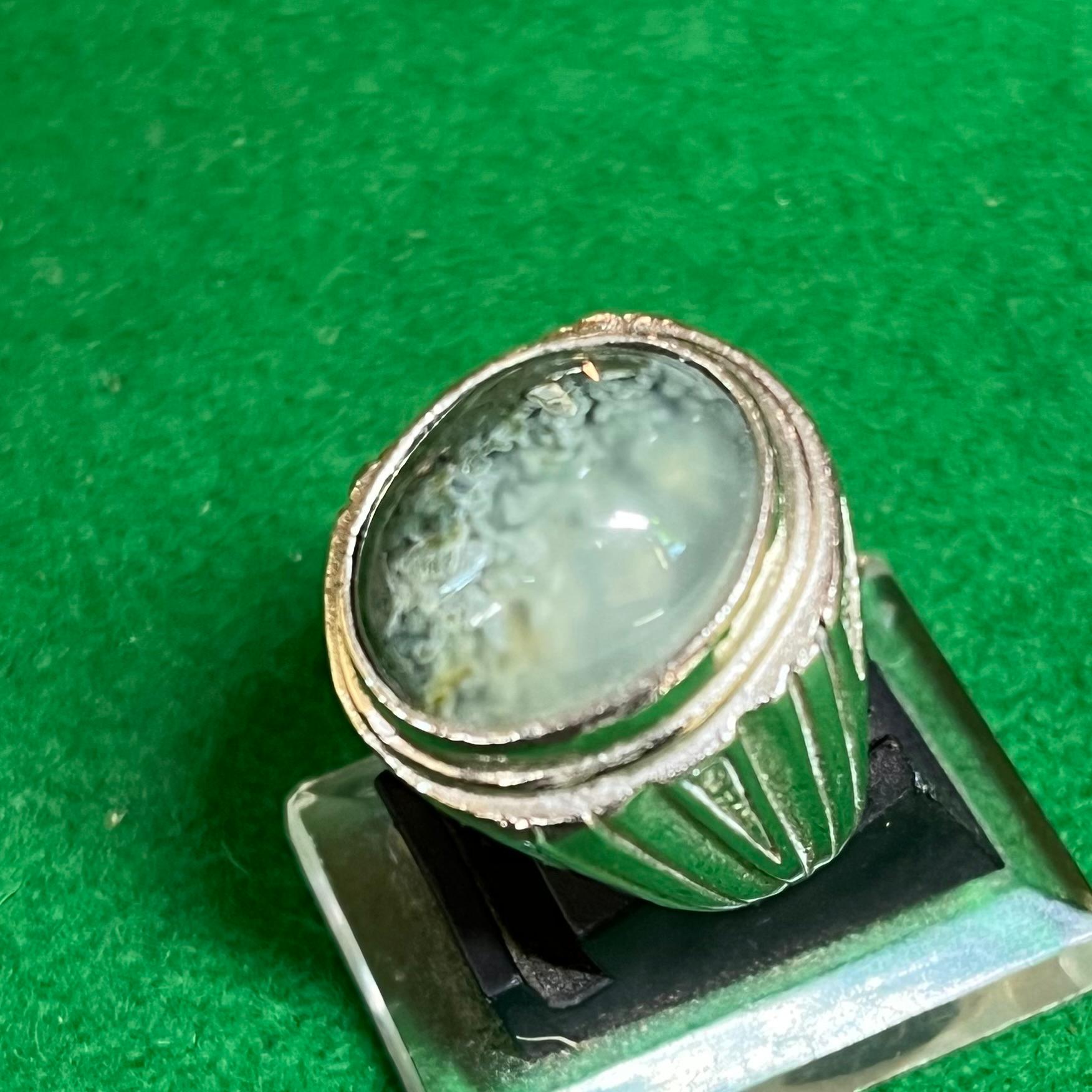 Batu Akik Lumut Natural