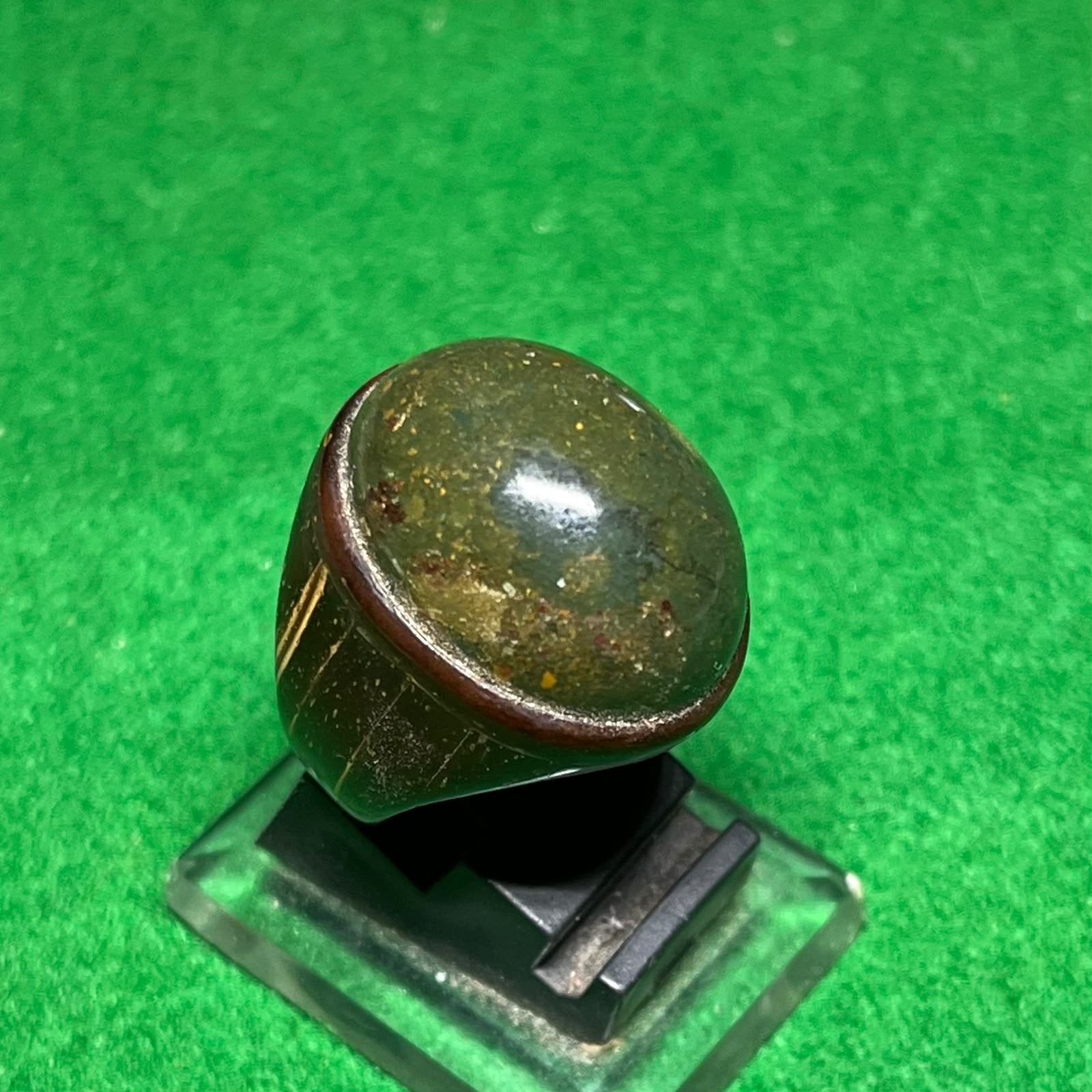 Batu Akik Nagasui Lawasan Ring Batok Kelapa