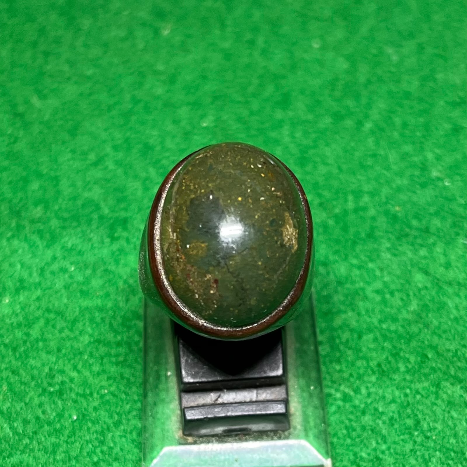 Batu Akik Nagasui Lawasan Ring Batok Kelapa