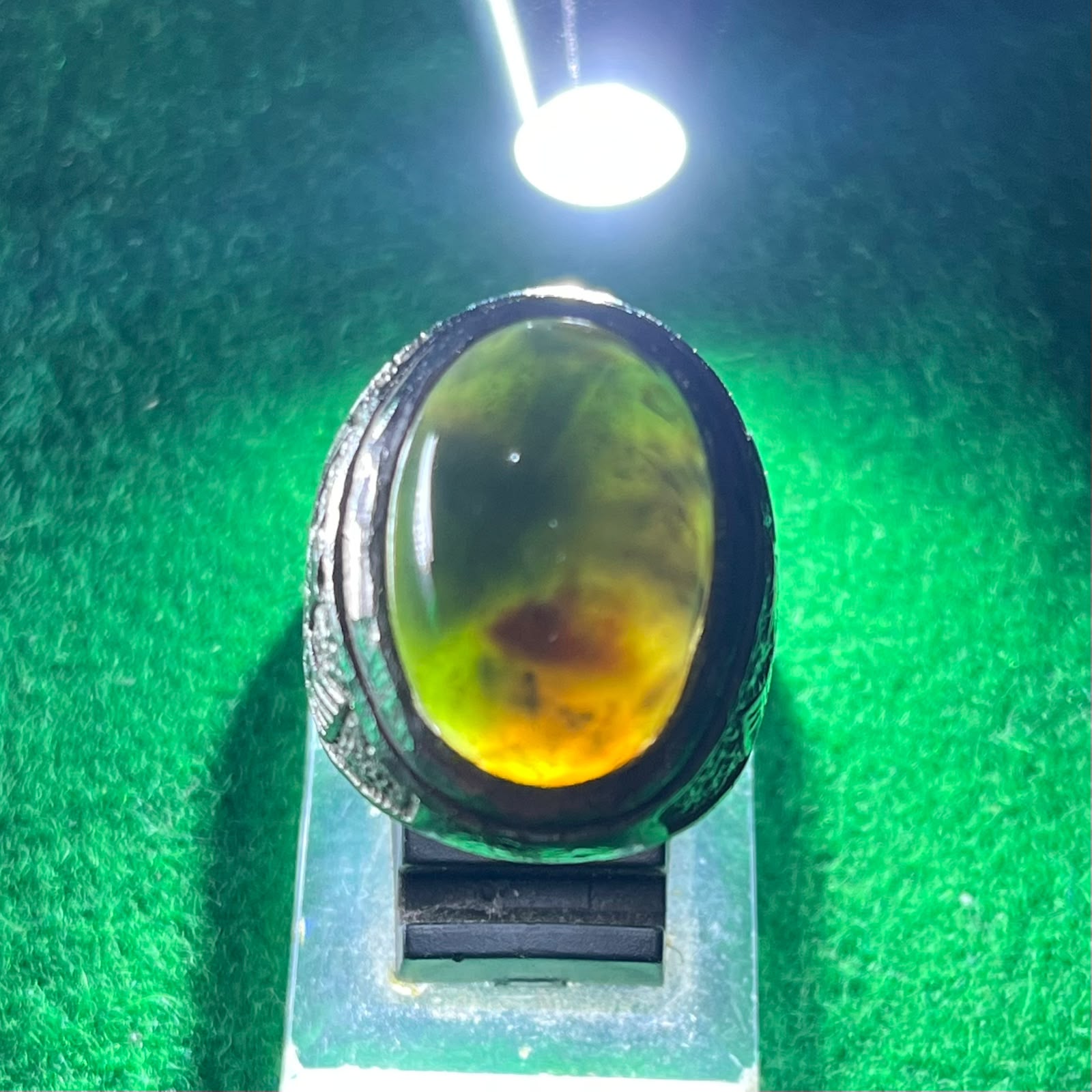 Batu Akik Panca Warna kristal