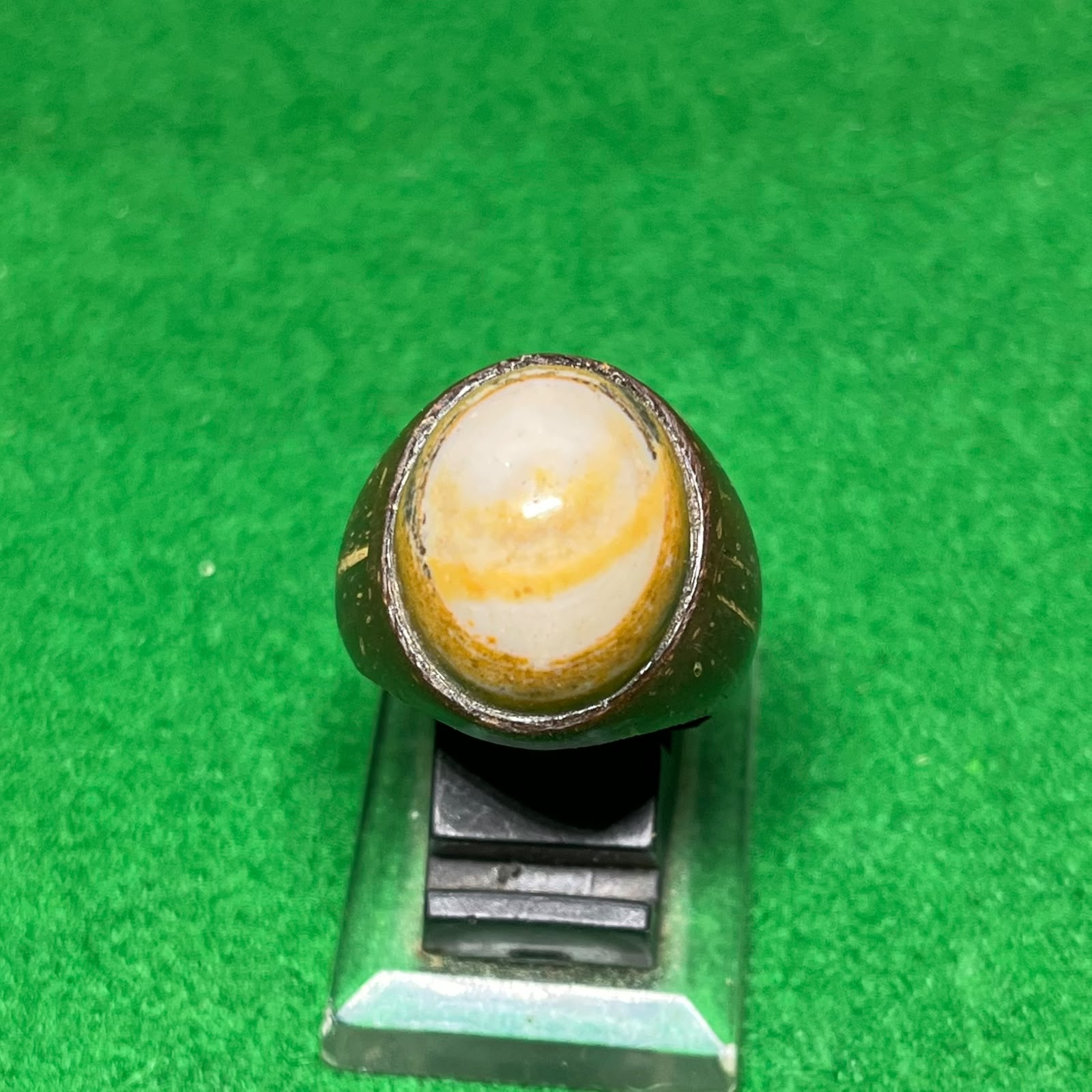 Batu Akik Puser Bumi Ring Batok Kelapa