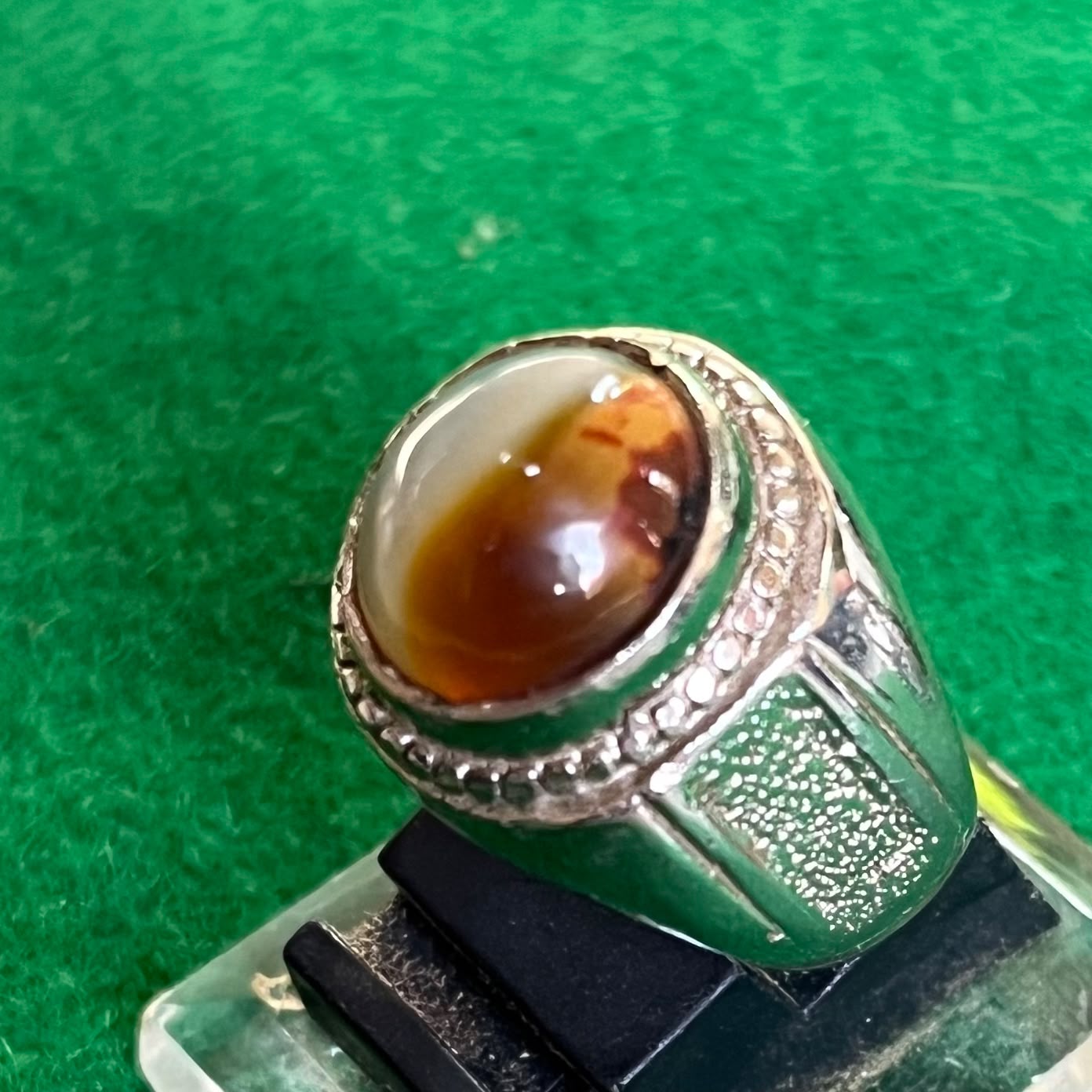 Batu Akik Sulaiman Dua Warna Natural