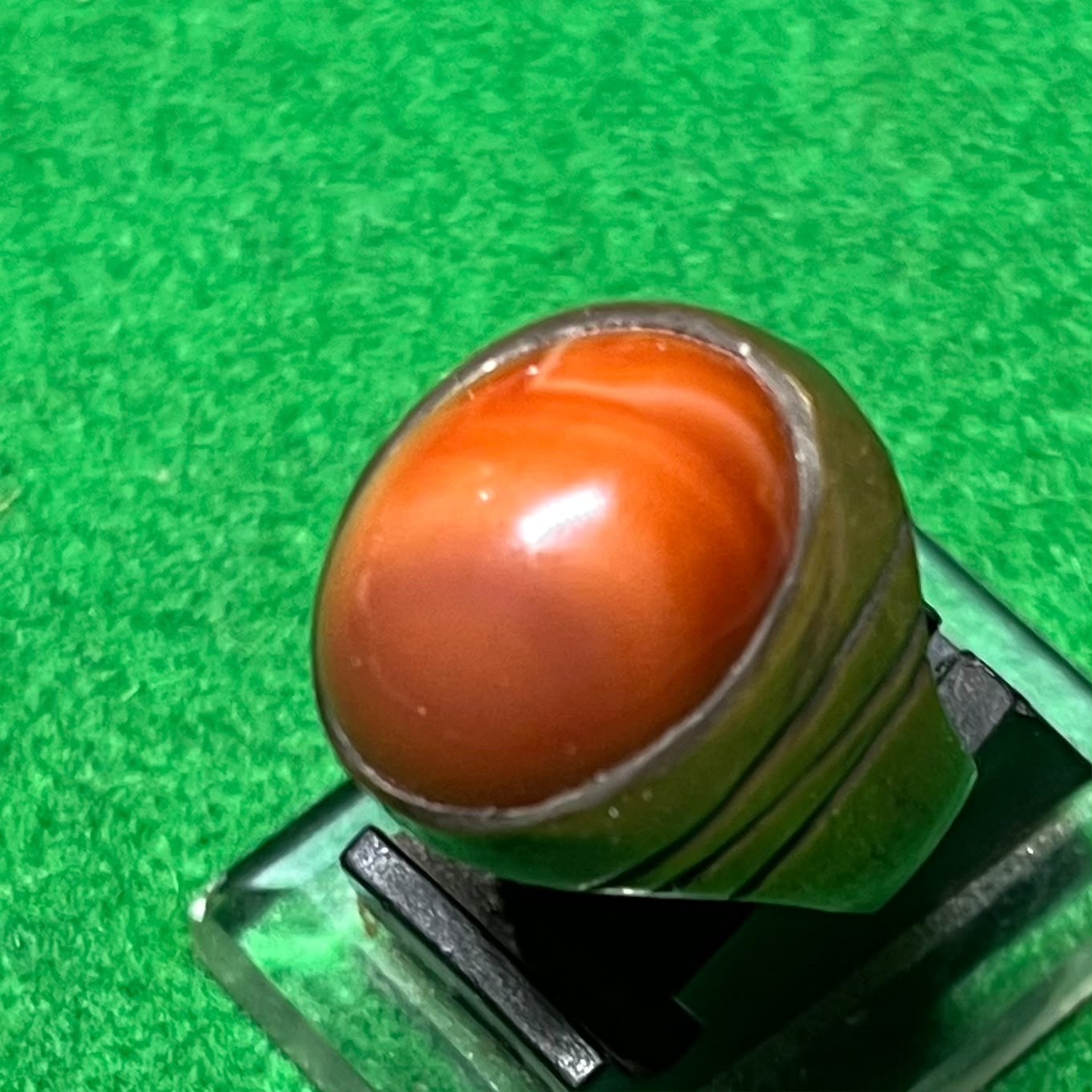 Batu Akik Sulaiman Merah Madu Natural