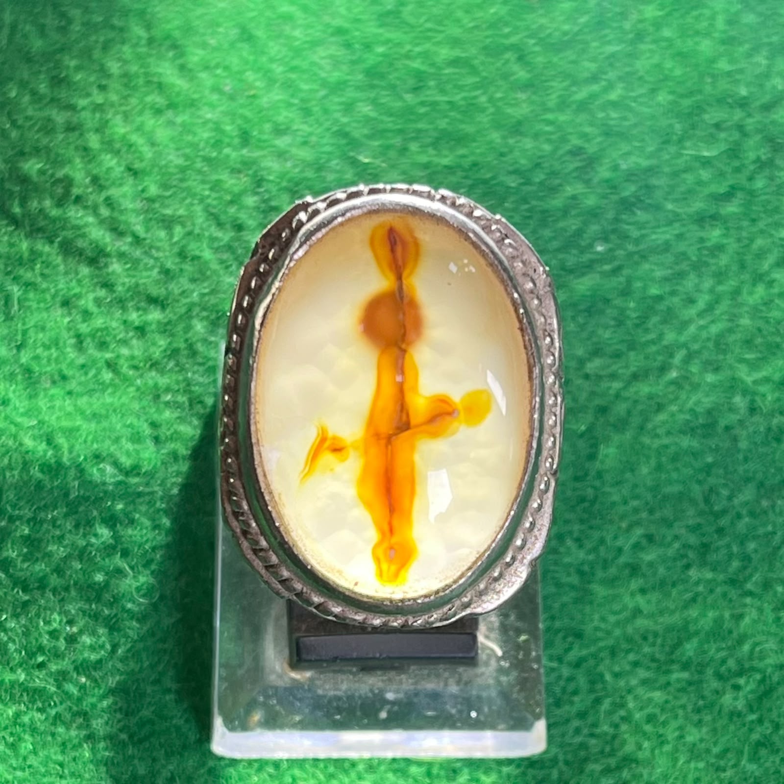 Batu Akik Sulaiman Motif Bilah Sakti