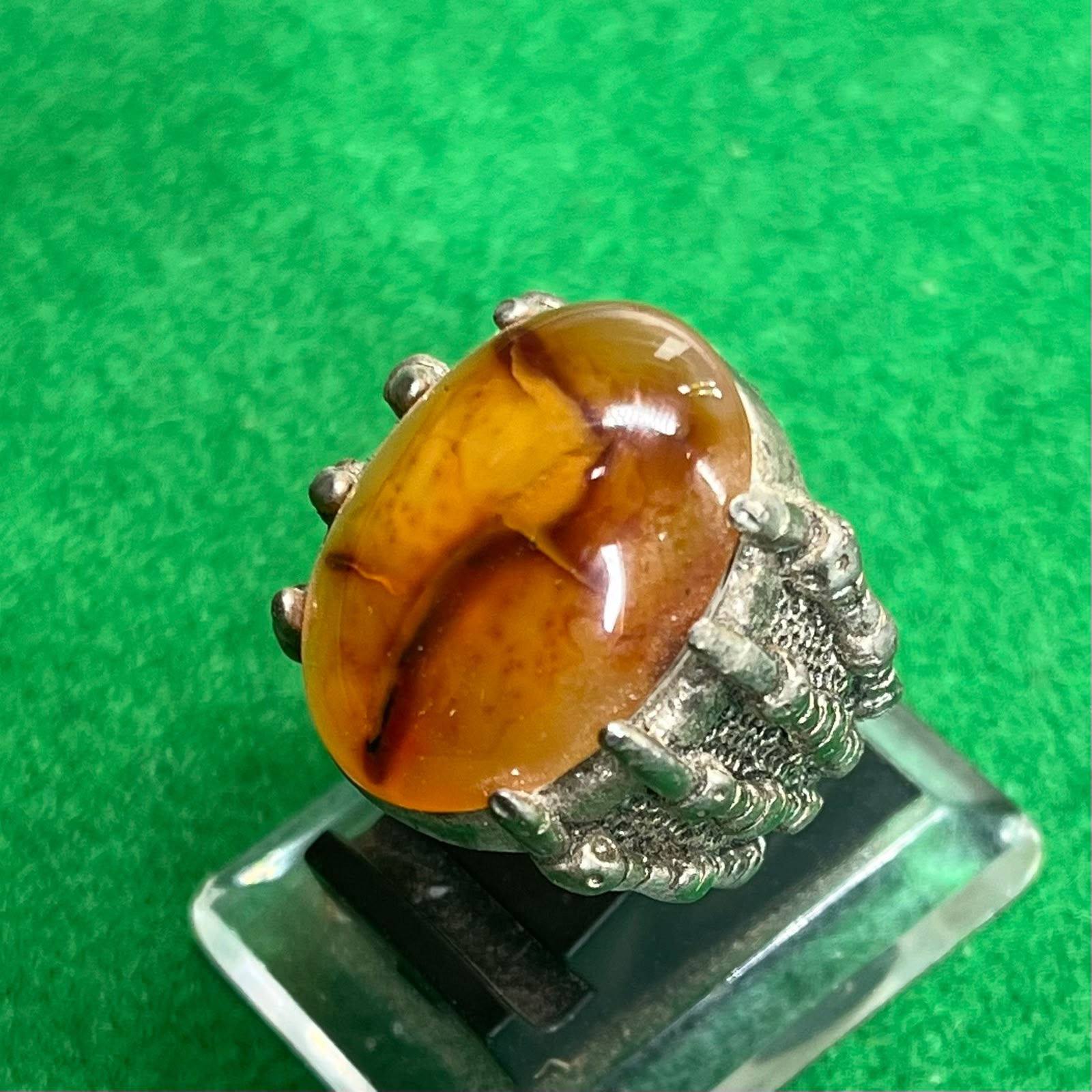 Batu Akik Sulaiman Motif Pilar Agung