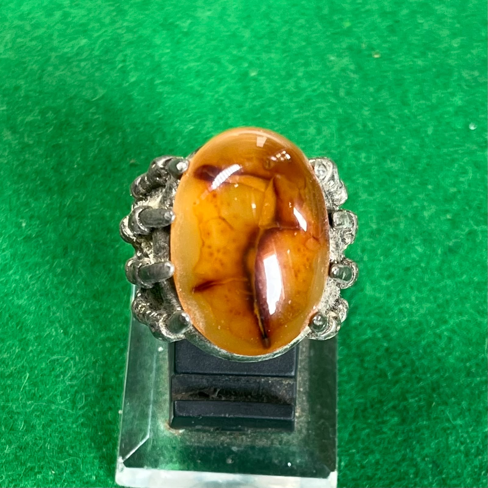 Batu Akik Sulaiman Motif Pilar Agung