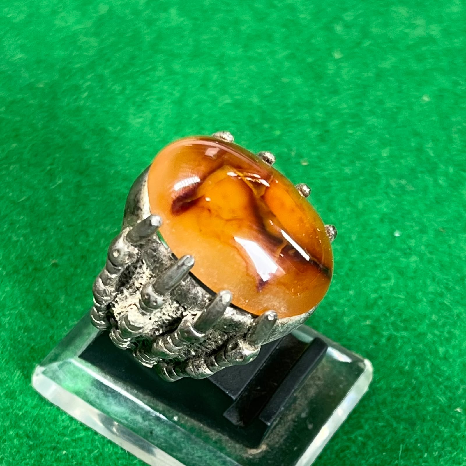 Batu Akik Sulaiman Motif Pilar Agung