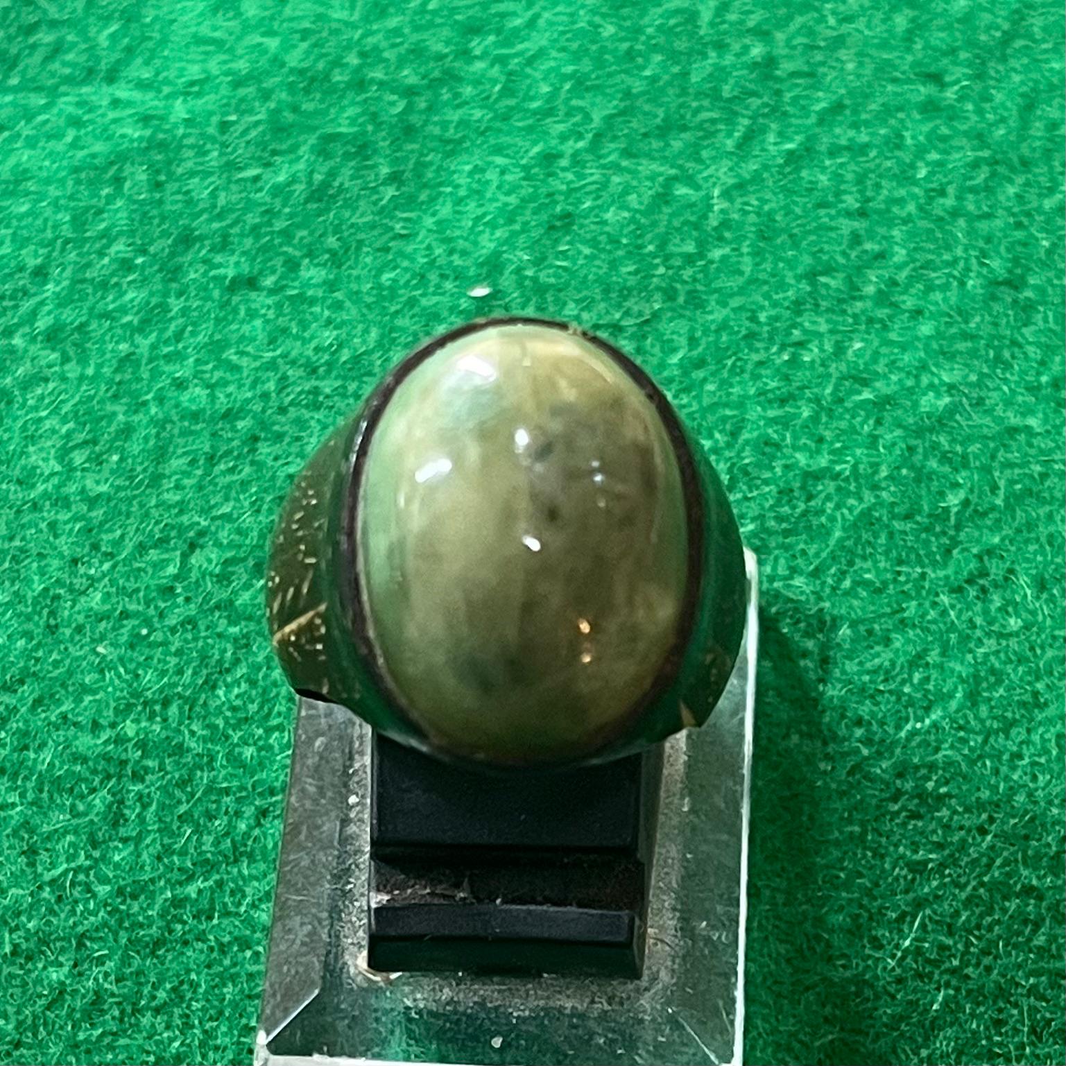 Batu Akik Sungai Dareh Ring Batok Kelapa