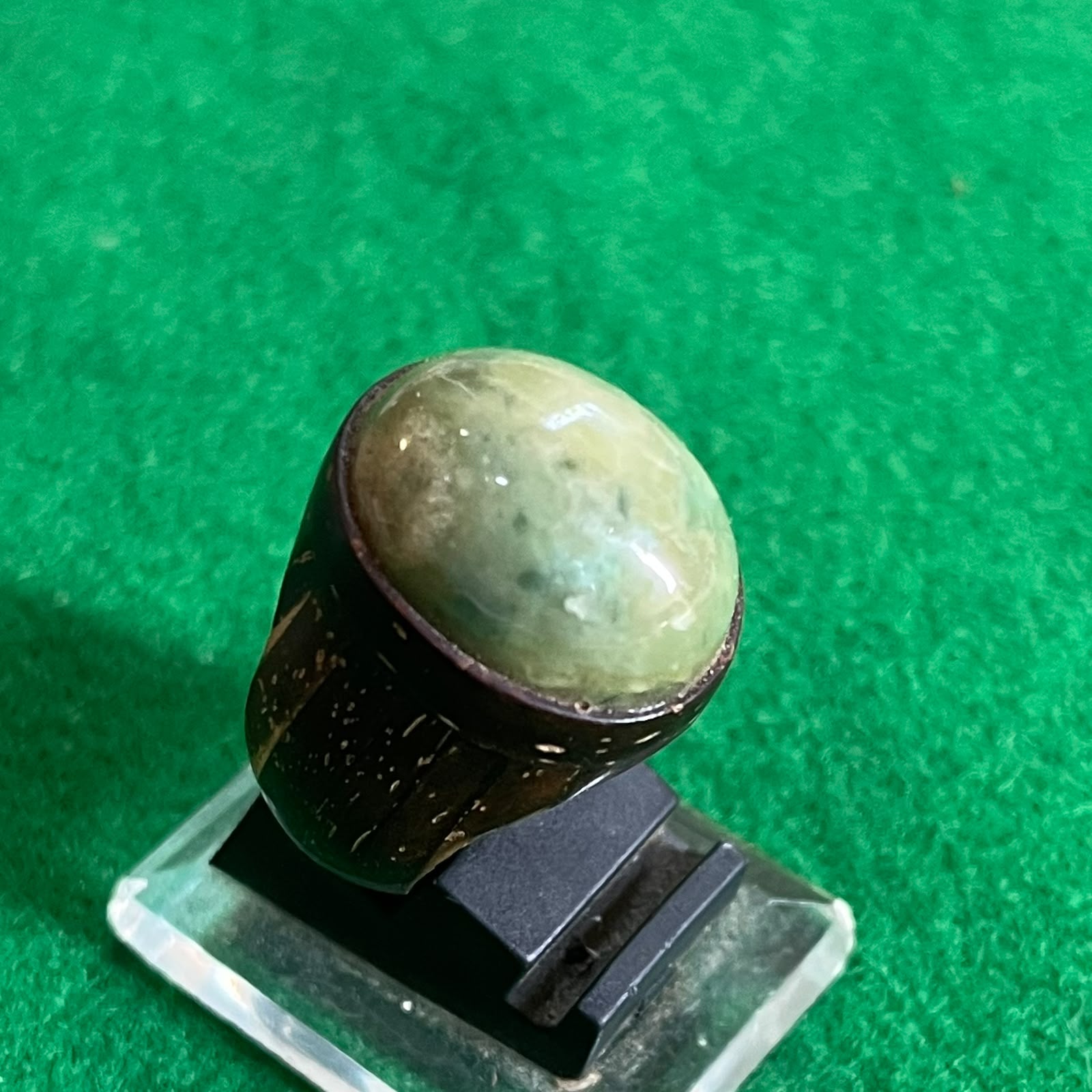 Batu Akik Sungai Dareh Ring Batok Kelapa