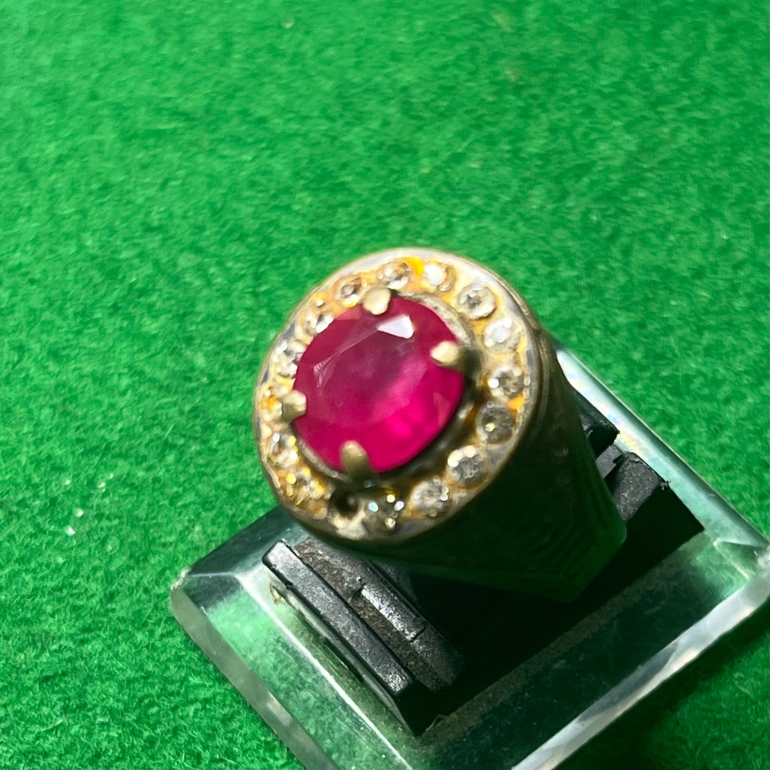 Batu Cincin Ruby Merah Delima