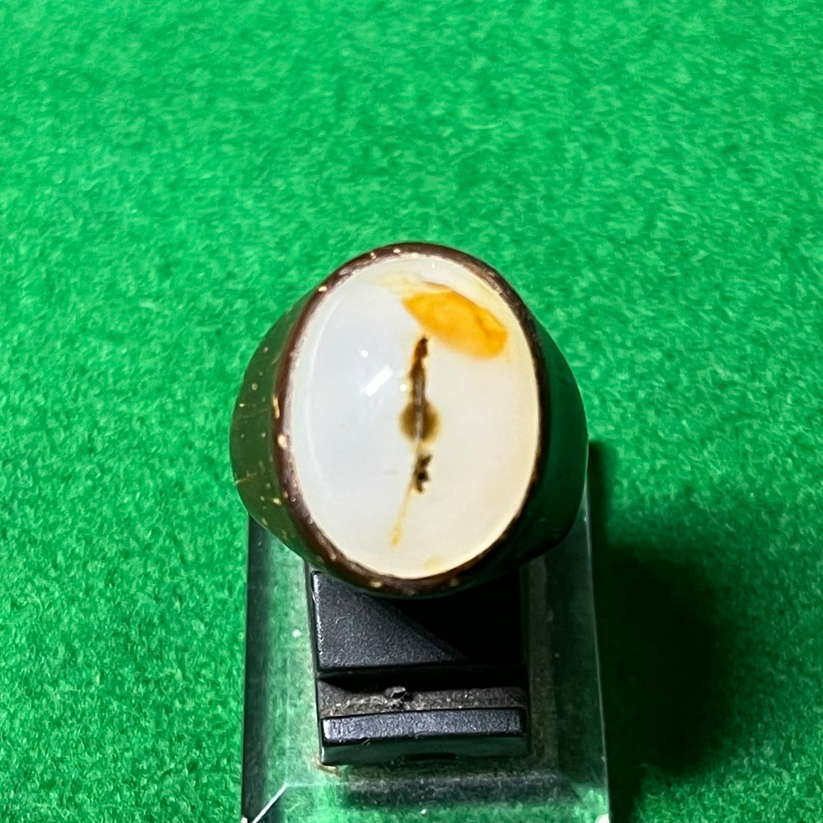 Batu Dendrit Natural Ring Batok Kelapa