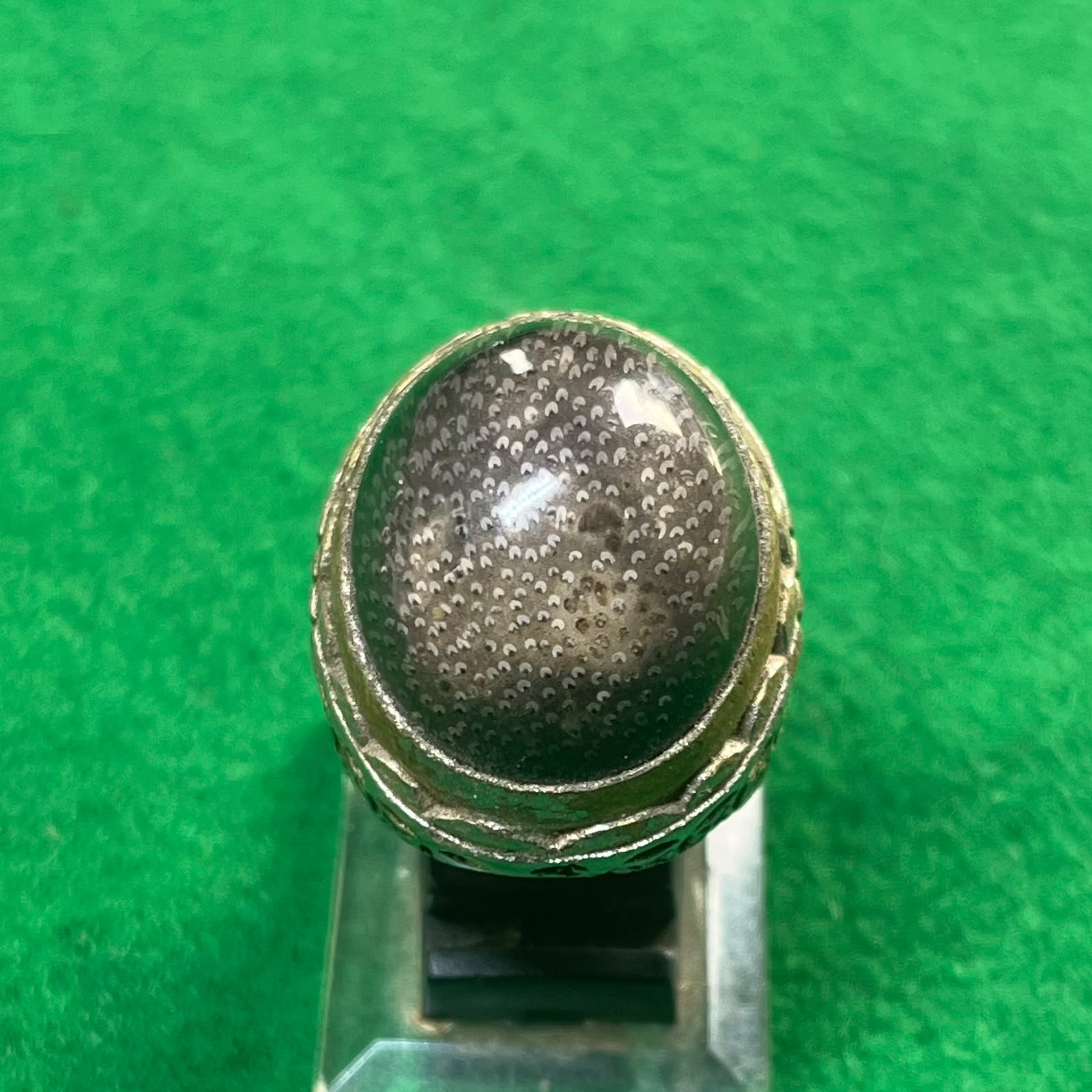 Batu Fosil Kelor Motif Kulit Pari