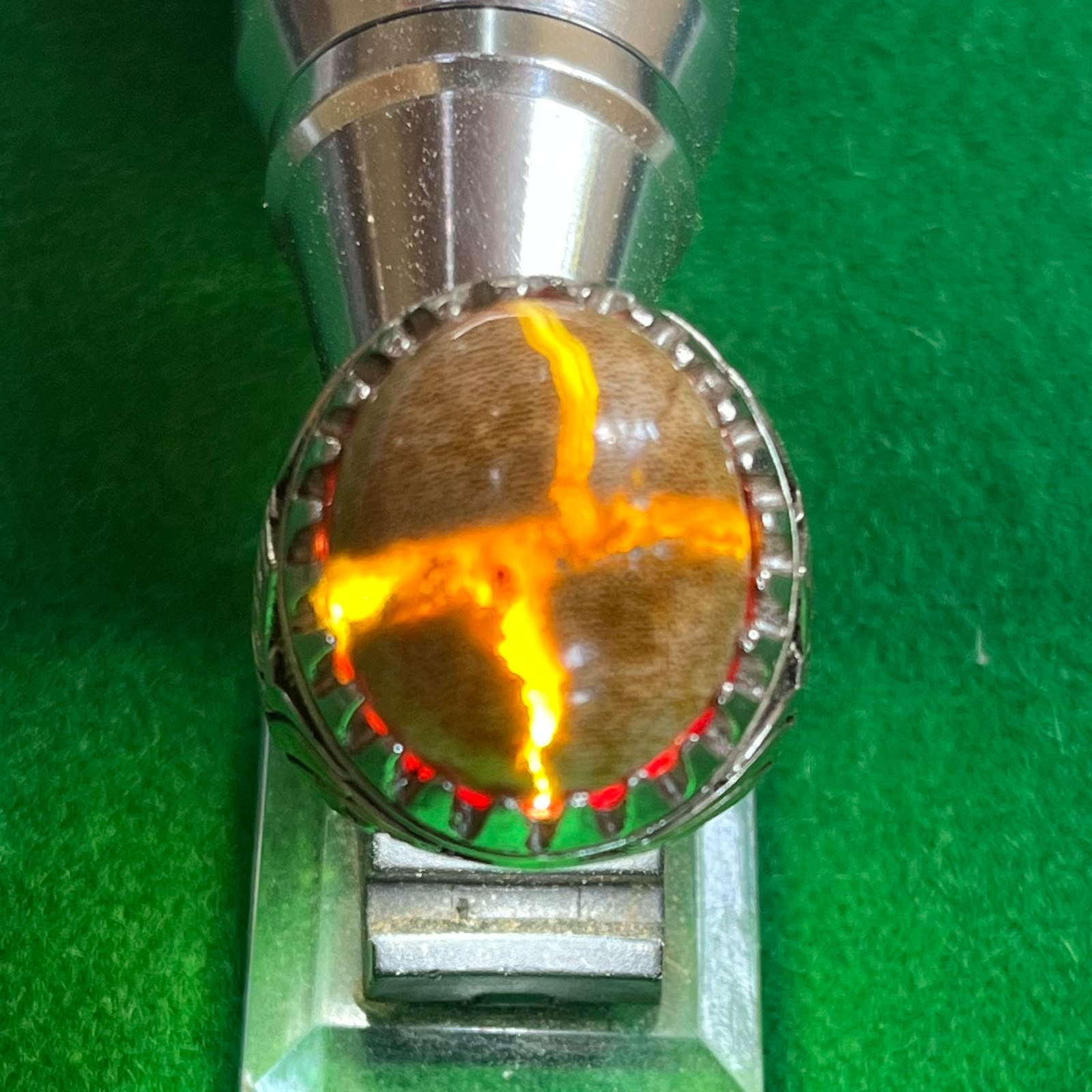 Batu Fosil Motif Tapak Jalak