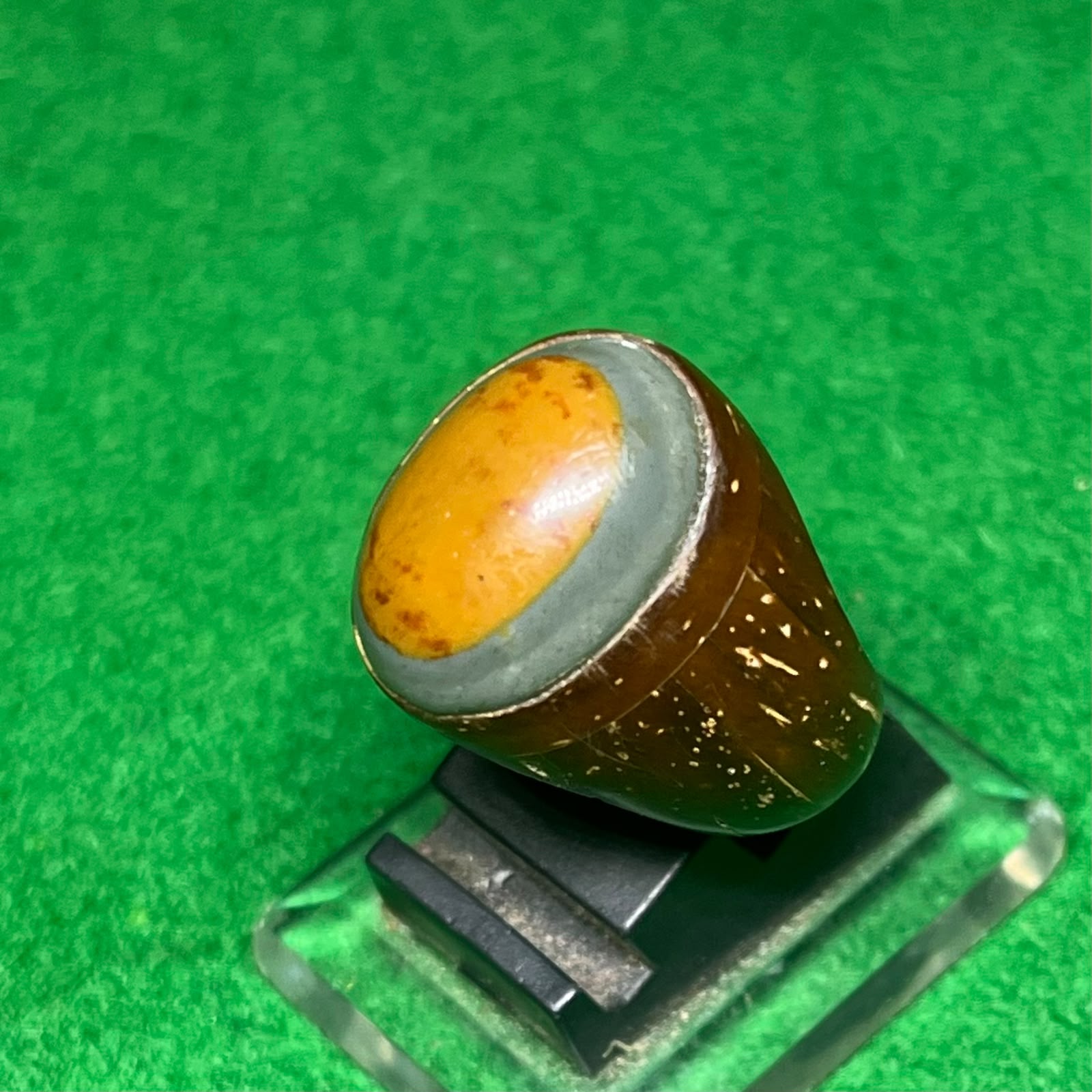 Batu Jasper Natural Motif Mata Dewa