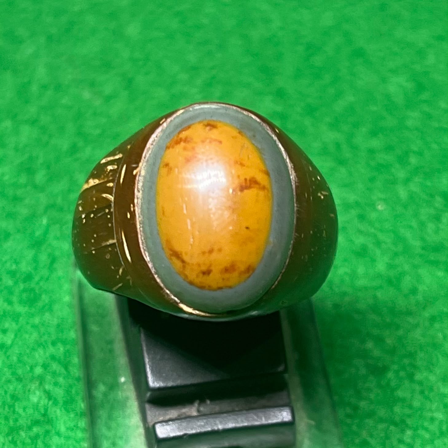 Batu Jasper Natural Motif Mata Dewa