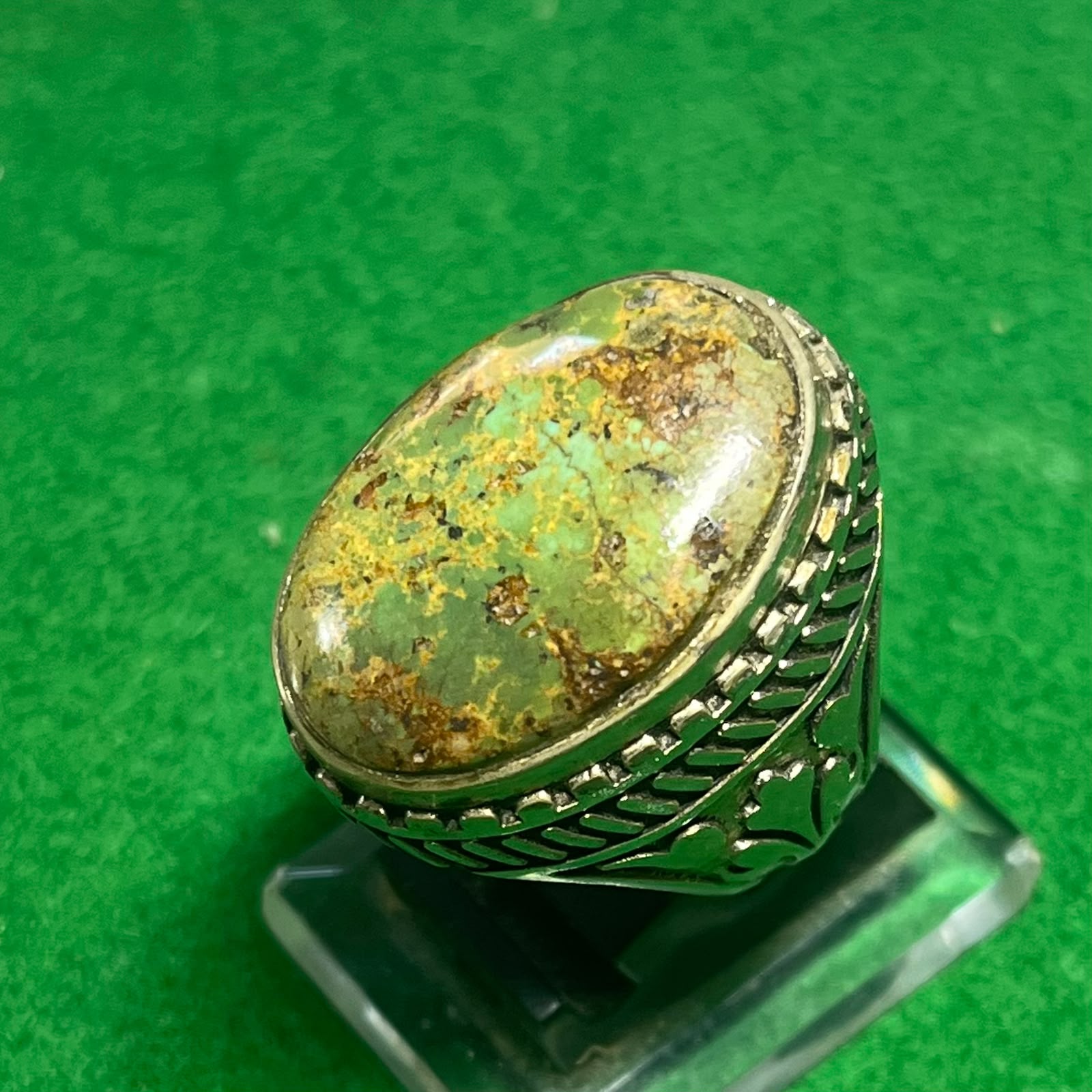 Batu Pirus Hijau Matrix
