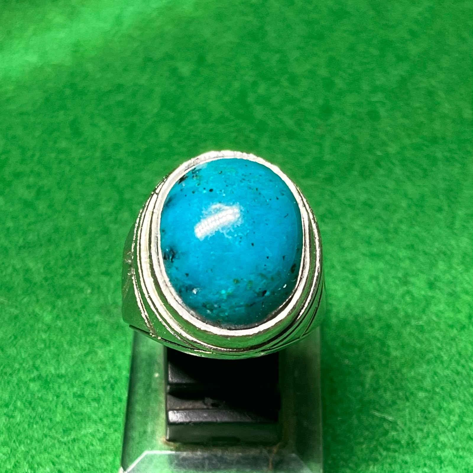 Cincin Batu Bacan Natural Disenter Tembus